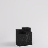 Cube Table Toro, in marble look