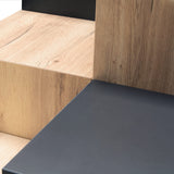 Cube Table Mana, in wood decor