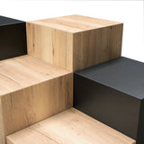 Cube Table Mana, in wood decor
