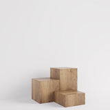 Cube Table Mana, in wood decor