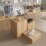 Cube Table Mana, in wood decor