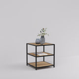 Display Table Modena, Square, black steel