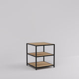 Display Table Modena, Square, black steel
