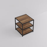 Display Table Modena, Square, black steel