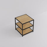 Display Table Modena, Square, black steel