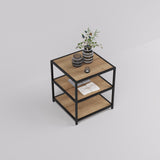 Display Table Modena, Square, black steel