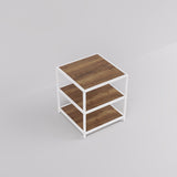 Display Table Modena, Square, white steel