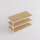 Display Table Modena, Rectangular, white steel