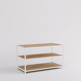 Display Table Modena, Rectangular, white steel