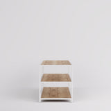 Display Table Modena, Rectangular, white steel