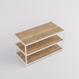 Display Table Modena, Rectangular, white steel