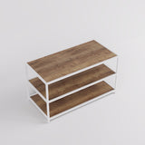 Display Table Modena, Rectangular, white steel