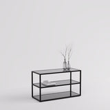 Display Table Como with glass shelves