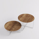 Display Table Como, Round, White Base
