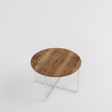 Display Table Como, Round, White Base