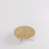 Display Table Como, Round, White Base