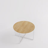 Display Table Como, Round, White Base