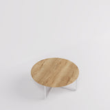 Display Table Como, Round, White Base