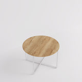 Display Table Como, Round, White Base