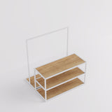 Display Table & Clothing Rail Como, in white