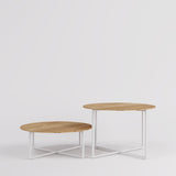 Display Table Como, Round, White Base
