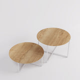Display Table Como, Round, White Base