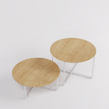 Display Table Como, Round, White Base