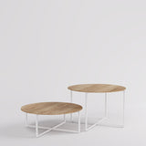 Display Table Como, Round, White Base