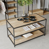 Display Table Modena, Rectangular, black steel