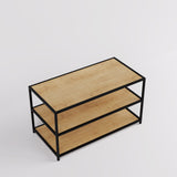 Display Table Modena, Rectangular, black steel