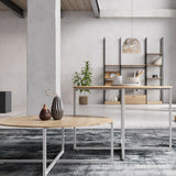 Display Table Como, Round, White Base
