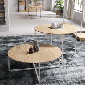 Display Table Como, Round, White Base