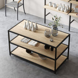 Display Table Modena, Rectangular, black steel