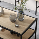 Display Table Modena, Rectangular, black steel