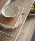 Dish Riser - Small - Steel + Wood
