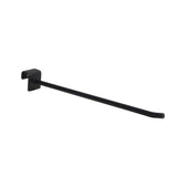 Pin arm, rectangular tube adapter, length 250/300 mm, black structure