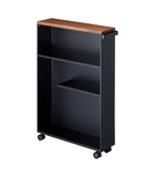 Replacement Wooden Top for Rolling Storage Cart - Steel -
