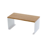 Stackable Countertop Shelf - Two Sizes - Steel + Wood