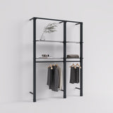 Shelving System Brooklyn - Style 2 with glass shelves