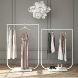 Clothing Rail Jade white, W 120, 4 heights