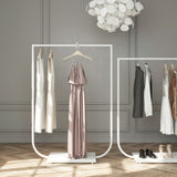 Clothing Rail Jade white, W 120, 4 heights