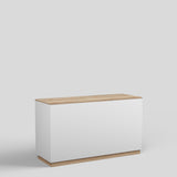 Shop Counter Java, white and wood