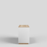 Shop Counter Java, white and wood