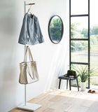 Coat Rack (63.98" H)  - Steel + Wood