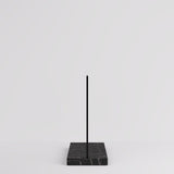 Clothing Rail Kansas, black/marble look, W 125, 3 heights