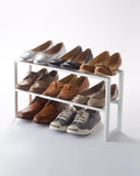 Two-Tier Expandable Shoe Rack (11.8" H)  - Steel