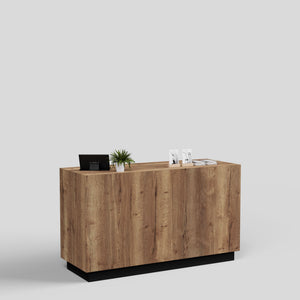 Shop Counter Matera, wood and anthracite