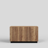 Shop Counter Matera, wood and anthracite