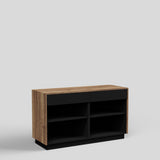 Shop Counter Matera, wood and anthracite