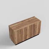 Shop Counter Matera, wood and anthracite